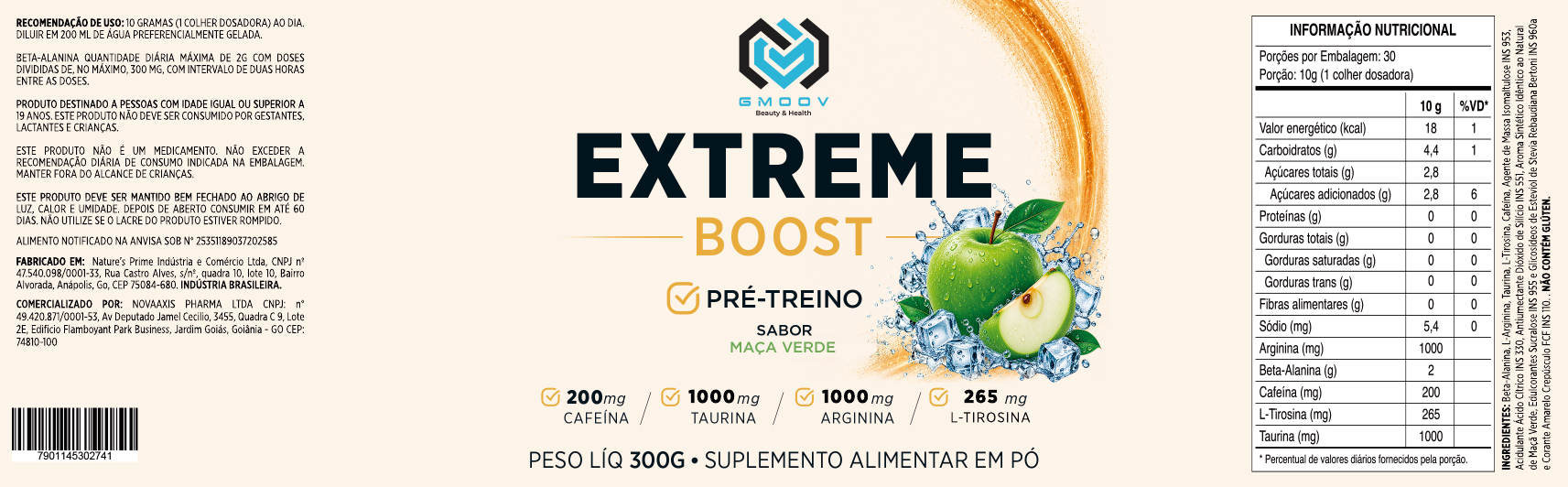 Capa do artigo: Extreme Boost Maçã Verde: um ritual refrescante antes do treino
