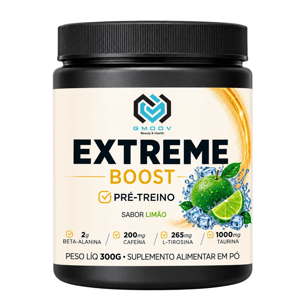 Extreme Boost Pré-Treino Limão